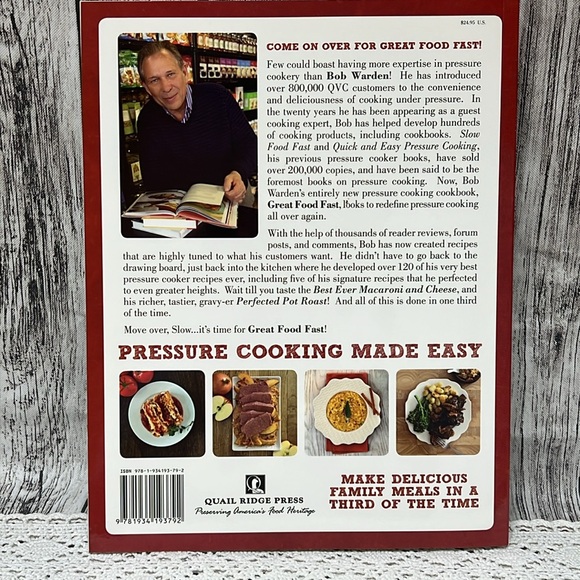 QVC-Bob Warden's Slow Food Fast and Great Food Fast Cookbooks set of 2 - Picture 10 of 14